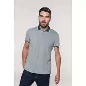 KA266 MENS TWO-TONE MARL POLO SHIRT