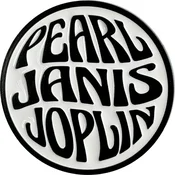 Janis Joplin Pearl Emblem Mono Odznak 40 mm