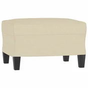 Vidaxl Stolček za noge krem 60x50x41 cm blago