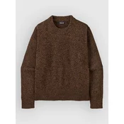 Patagonia Recycled Wool-Blend Crewneck Cardigan den brown