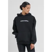 Womens Hoodie Karma Butterfly Black