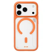 Ovitek Blueo Frosted Heat Dissipation Stand MagSafe za iPhone 17 Pro/18 Pro - orange/clear