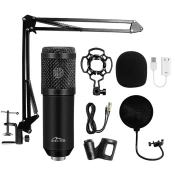 MEDIA-TECH MT397K Studio i Streaming Mikrofon crno