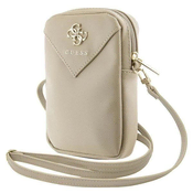 Guess Torba Guess Zip Triangle 4G za telefon - zlata
