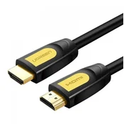 Kabl UGREEN HD101 HDMI kabl V2.0 4K 60Hz 1m (Žuto/Crni)
