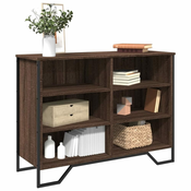 Komoda rjav hrast 101x35,5x74,5 cm inženirski les