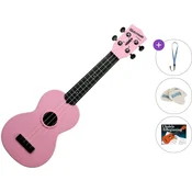Kala Waterman Basic SET Soft Pink Soprano ukulele