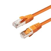Omrežni kabel CAT6A S/FTP 1m oranžen LSZH