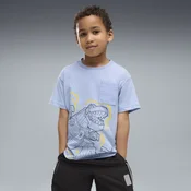 PUMA x TRANSFORMERS Relaxed Graphic Tee Kids, Clothing, Chambray Blue, 6-7Y