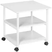 Homestar Stojalo za tiskalnik 3 nivoji 50x50x525 cm belo
