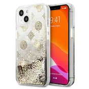 Ovitek Guess GUHCP13SLGPEGO za iPhone 13 mini, tekoče bleščice, zlata