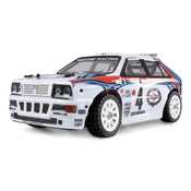 RC model avtomobila Amewi Lancia Delta HF, električni motor, 1:14, rdeče-modro-bel