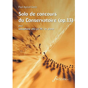 GENIN;SOLO DE CONCOURS OP.13,AL SAX+PIAN