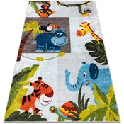 Rugsx JUNIOR 51858.802 pralna preproga živali, Afrika z 160x220 cm Siva
