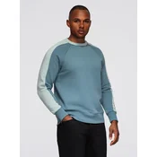 Ombre Unbuttoned mens sweatshirt with stand-up collar and hood - black