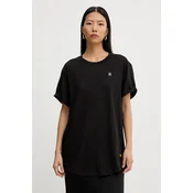 Bombažna kratka majica G-Star Lash fem loose r t