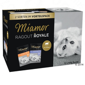 Prednostni paket Ragout Royale v želeju Kitten 12 x 100 g - Perutnina in Govedina v želatini