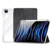Northix DUX DUCIS Unid Series iPad Pro 11 2024 torbica s samodejnim prebujanjem/spanjem - prozorna/črna