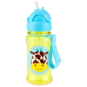 SKIP HOP Zoo tritan steklenička s slamico 355ml Žirafa 12m+