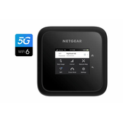 NETGEAR Nighthawk M6 5G WiFi 6 Mobile Router AX3600 Dual Band, 5G up to 2.5 Gbit/s, 1x Gigabit LAN, 90 m2 Cover