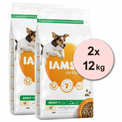 Iams Dog Adult Small Medium, Chicken 2x12 kg