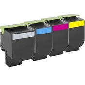 Komplet Lexmark 70C8HK0 / CS310, CS410, CS510 - kompatibilni tonerji (4) - črna, cyan, magenta, rumena