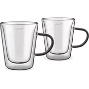 Lamart LT9120 2-delni set kozarcev Tea Vaso, 300ml, črn