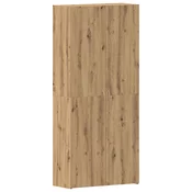 Ormar za cipele 80 x 35.5 x 180 cm Konstruirano drvo Smeda