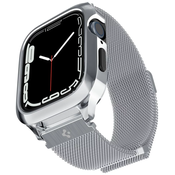 SPIGEN METAL FIT ”PRO” APPLE WATCH 4 / 5 / 6 / 7 / 8 / SE (44 / 45 MM) SILVER (ACS04584)