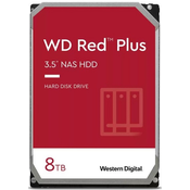 WD 8TB WD80EFZZ Red Plus NAS Sata III 128MB 5640 rpm 3.5in