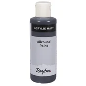 Rayher. Akrilna barva, črna, 80ml