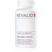 Revalid Hair Complex Hair and Nails kapsule za spodbujanje rasti las in kakovosti nohtov 90 caps.