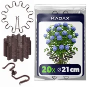 KADAX Sponka za rastline 6 mm, podpora za hortenzije, potonike, trave, rože, 20 kosov, (5000362542)
