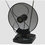 Antena sobna sa pojacalom, UHF/VHF, crna ANT-204