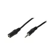 Kabel Audio 3,5mm M => 3,5mm Ž podaljšek 5m LogiLink (CA1055)