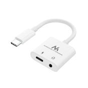 Maclean Adapter USB-C na USB-C PD + 3,5mm audio Maclean MCTV-848, (20441952)