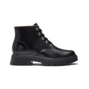Timberland za ženske. TB0A42B8W021 Cambria Valley usnjeni škornji črni (39 W), Črna, 1 do 3 cm, Čipke, Priložnostno