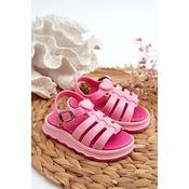 Scented childrens sandals with velcro fastener ZAXY Pink