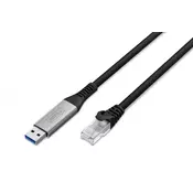 Digitus AK-300600-100-S omrežni kabel Črna 10 m Cat6a S/FTP (S-STP)