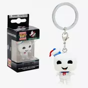 FUNKO Pop Movie privezak - Ghostbusters Keychain Stay Puft  Privezak, Ghostbusters, 4 cm