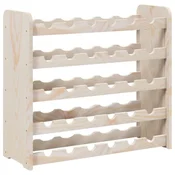 Vidaxl Stojalo za vino 67,5x25x60 cm trdna borovina