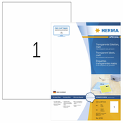 Herma transp. Labels 210X297 100 Sheets matt 80 pcs. 10783