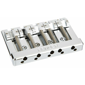 Fender HiMass 5-String Bass Wide Bridge Assembly With Zinc Saddles Chrome