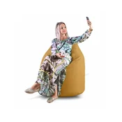 Bean bag hruška semiša cimet EMI