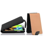 Cadorabo Cadorabo Ohišje, združljivo z Samsung Galaxy S5 MINI / S5 MINI DUOS v oksidna črna - Zaščitni ovitek v obliki flipa iz teksturiranega umetnega usnja, (20562259)