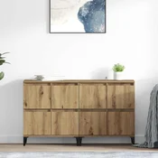 Komode 2 pcs Umjetnicki hrast 60 x 35 x 70 cm Konstruirano drvo
