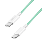 Logilink USB 2.0 Type C - C, M/M, zelena, 1.0m