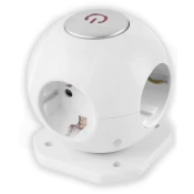 ENTAC ESC1.5G3-GLOBE Distributer 4 podloška sfera 1.5m bijela prekidac