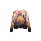 Desigual Pulover Lacroix mešane barve / črna