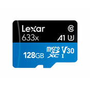 Lexar High-Performance 633x microSDXC kartica, 128 GB, UHS-I